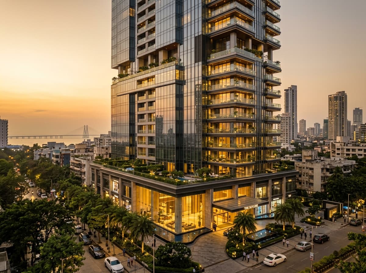 SRA Redevelopment Modern Residential Tower in Mumbai Western Suburbs Corridor